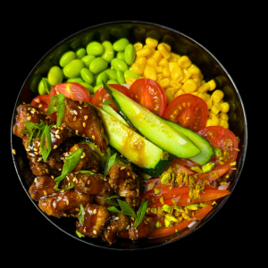 Poke Bowl з куркою теріяки