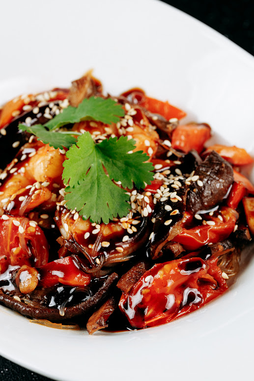 Funchose Tonkatsu з Морепродуктами