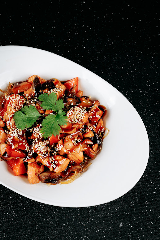 Funchose Tonkatsu з Лососем