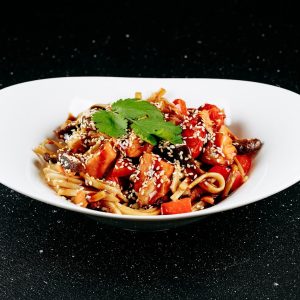 Udon Tonkatsu з Лососем