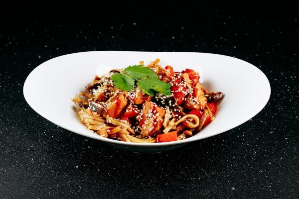 Udon Tonkatsu з Лососем