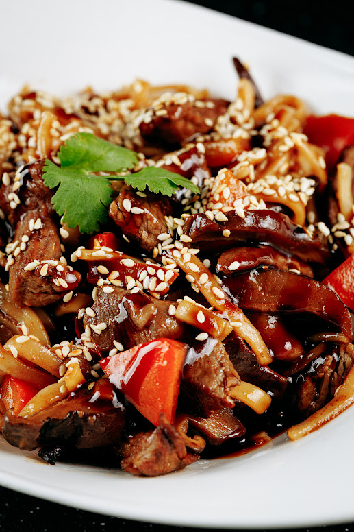 Udon Tonkatsu з Телятиною